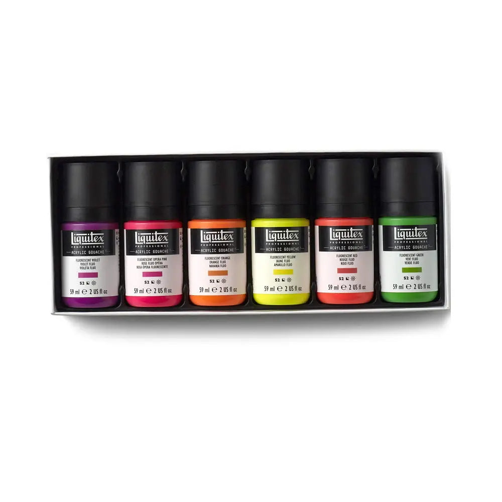 Liquitex Acrylic Gouache Primaries Set of 6 Shades